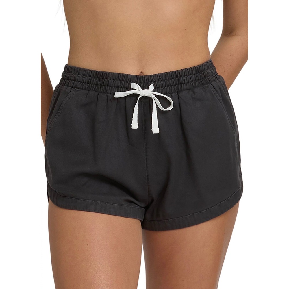 NWT Billabong Road Trippin Drawstring Pull On Shorts Charcoal Black Size L Beach